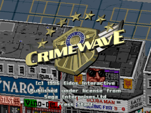 Crime Wave Title Screen